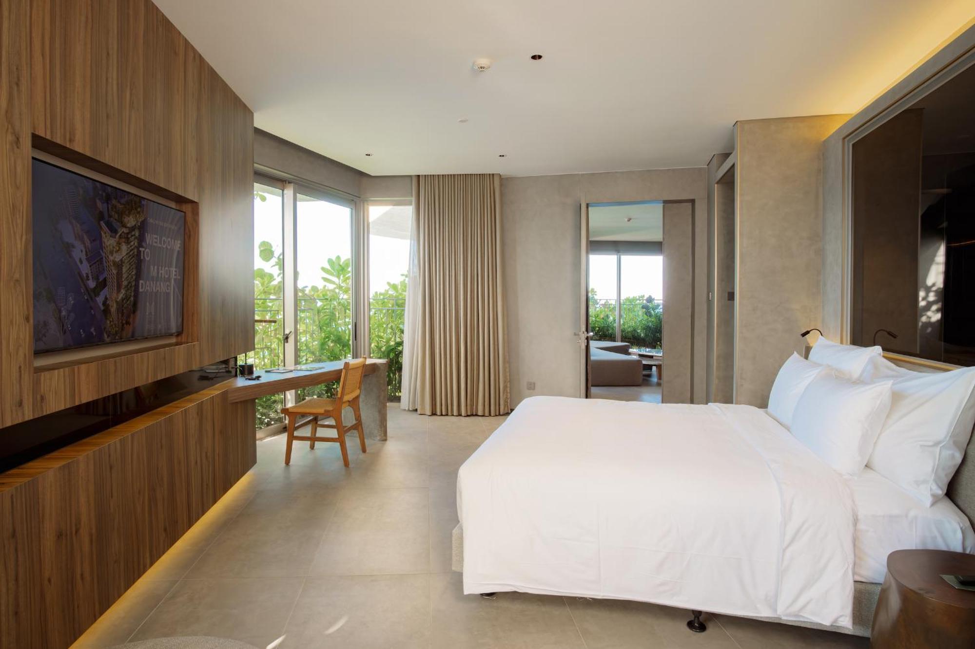 M Hotel Danang Esterno foto A bedroom at the hotel